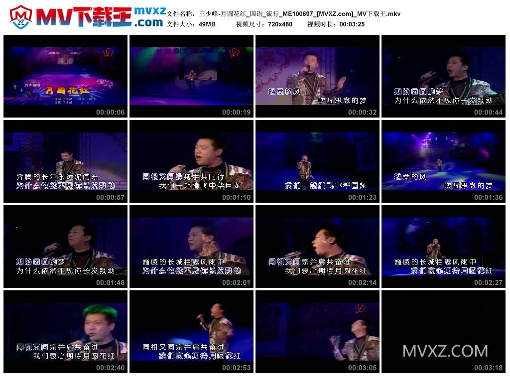 王少峰-月圆花红_国语_流行_ME100697